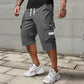📢📢 50% DE DESCONTO! ⏰ Calça Cargo Capri Casual com Cordão para Homens