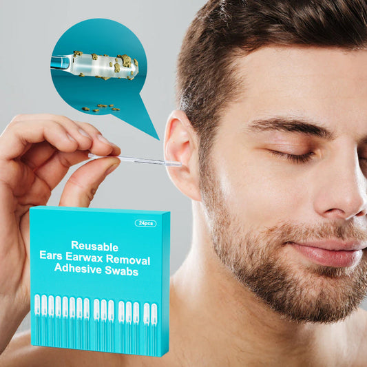 🐰👂✨ Cotonetes Adesivos Reutilizáveis • Remoção Segura da Cera do Ouvido 🧼💎