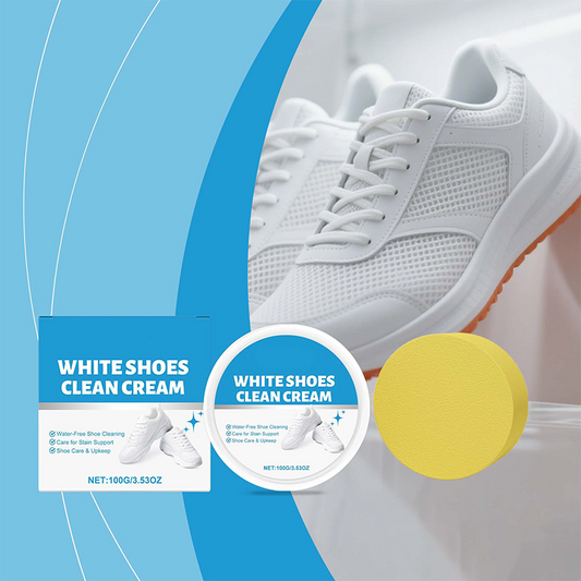 🪺🥚Creme de limpeza sem água para sapatos brancos🎊