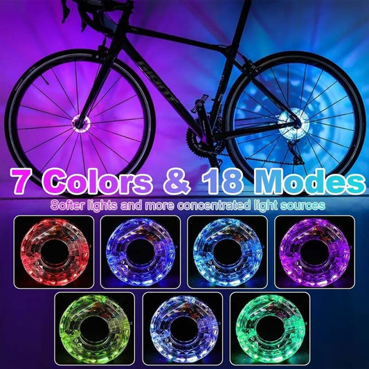 💡⭐Luz LED para cubo de roda de bicicleta para passeios noturnos🌟