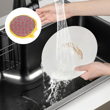 🧽 50% DE DESCONTO! 🍽️ Esponja de Cozinha Dupla Face – Redonda, Não Risca e Ideal para Louças Delicadas ✨🛒