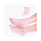 Máscara hidratante para os pés, meias esfoliantes de silicone, meias protetoras para praia.