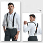 🎩🧷 Suspensório ajustável em X – estilo vintage com conforto e suporte o dia todo