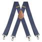 🎩🧷 Suspensório ajustável em X – estilo vintage com conforto e suporte o dia todo