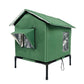 Casinha para Gatos de Área Externa – Proteção Contra Chuva e Frio, Elevada e Dobrável | 50% de Desconto