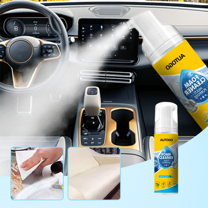 🔥Desconto de 50% no último dia!🔥Espuma de Limpeza a Seco para Automóvel | Limpa Estofos, Tablier e Teto