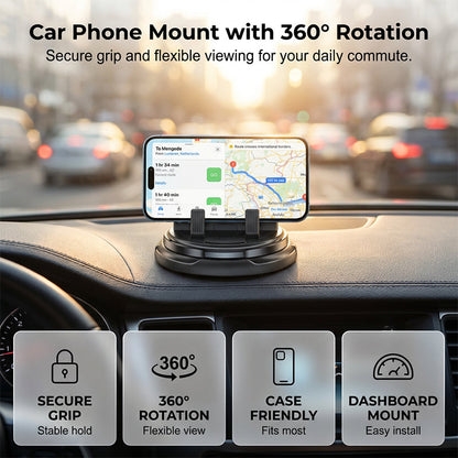 🔥🔥Suporte para celular com rotação de 360° para painel de carro