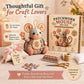 🥳PROMOÇÃO IMPERDÍVEL DE 2026🥳💞MAIS DE 33 MIL VENDIDOS! ！Kit de Costura DIY Ratinho Patchwork – Artesanato em Tecido 3D para Iniciantes, Alívio do Estresse, Presente Criativo