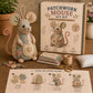 🥳PROMOÇÃO IMPERDÍVEL DE 2026🥳💞MAIS DE 33 MIL VENDIDOS! ！Kit de Costura DIY Ratinho Patchwork – Artesanato em Tecido 3D para Iniciantes, Alívio do Estresse, Presente Criativo