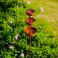 🌿🐦 Bebedouro de Pássaros em Ferro Estilo Retrô – Decoração Elegante para Jardim com Design em Cascata e Toque Vintage