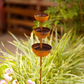 🌿🐦 Bebedouro de Pássaros em Ferro Estilo Retrô – Decoração Elegante para Jardim com Design em Cascata e Toque Vintage