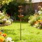🌿🐦 Bebedouro de Pássaros em Ferro Estilo Retrô – Decoração Elegante para Jardim com Design em Cascata e Toque Vintage