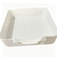 Bandeja coletora universal para máquinas de lavar roupa de carregamento frontal.