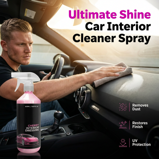 Spray de limpeza para interiores de carro multiuso