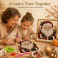 🧘Relaxante e ideal para iniciantes - 🎨💎Kit de arte "faça você mesmo" (DIY) de pintura com diamantes e pérolas – Tema Natal