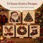 🧘Relaxante e ideal para iniciantes - 🎨💎Kit de arte "faça você mesmo" (DIY) de pintura com diamantes e pérolas – Tema Natal