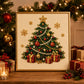 🧘Relaxante e ideal para iniciantes - 🎨💎Kit de arte "faça você mesmo" (DIY) de pintura com diamantes e pérolas – Tema Natal