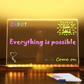 Hanging & Desktop LED Note Board Set