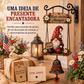 Decoração de Campainha Externa com Gnomo de Boas-Vindas