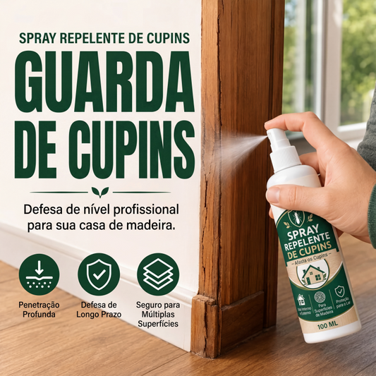 🪵🛡️ Spray repelente de cupins – protege madeiras, móveis & estruturas – eficaz e duradouro! 💪