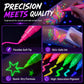 ✨ Brilhe no Escuro! Kit com 12 Canetas Neon UV para Corpo e Festas | 50% de Desconto