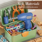 🔥 50% DE DESCONTO | Kit de Ferramentas de Brinquedo Educativo Infantil – Furadeira, Caixa Organizadora e Mais de 124 Peças