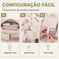 🔥 50% DE DESCONTO HOJE! Bolsa Retrô Feminina de Grande Capacidade – Leve, Organizada e Confortável