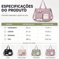 🔥 50% DE DESCONTO HOJE! Bolsa Retrô Feminina de Grande Capacidade – Leve, Organizada e Confortável