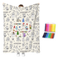 🎨 50% DE DESCONTO | Manta Infantil para Colorir Lavável e Reutilizável – Kit Criativo e Aconchegante