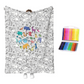 🎨 50% DE DESCONTO | Manta Infantil para Colorir Lavável e Reutilizável – Kit Criativo e Aconchegante