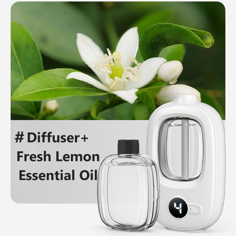 Difusor Aromático Automático com Temporizador de 4 Níveis – Aromatizador USB para Casa, Quarto, Escritório e Carro