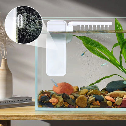 🐠 Filtro Mini para Aquário 3 em 1 – Filtragem, Circulação e Aeração | 200–250 L/h | 220V