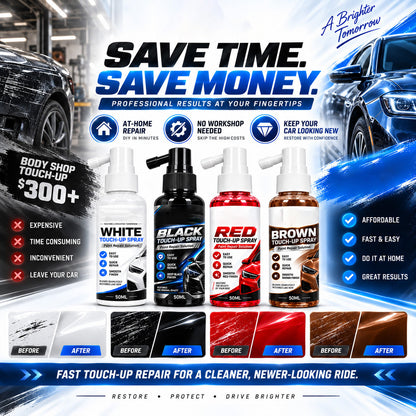 50% de Desconto | Spray Reparador de Riscos Automotivos 50ml – Retoque Fácil para Pintura do Carro