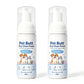 🐶🐱 Espuma de Higiene Sem Enxágue para Cães e Gatos – Limpeza Rápida da Região Traseira | 50% de Desconto