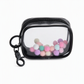 🔥 50% de Desconto | Mini Estojo Transparente com Mosquetão – Organizador Portátil para Fones, Cabos e Pequenos Acessórios