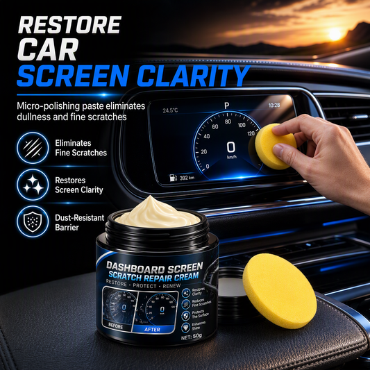 🚗 Tela Riscada e Sem Brilho? Recupere o Visual do Painel em Minutos com o Creme Restaurador | 50% de Desconto