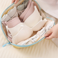 💗 Chega de Lingerie Amassada na Mala! Organizador de Viagem com Compartimentos para Sutiãs, Calcinhas e Meias | 50% de Desconto