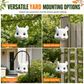 🐿️ 50% de Desconto | Alimentador Divertido para Esquilos em Formato de Cabeça Gigante – Decoração Criativa para Jardim e Quintal
