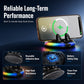 🚗 Suporte Veicular para Celular com Carregamento Sem Fio 15W, Rotação 360° e Luz RGB – 50% de Desconto