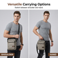Bolsa Transversal Masculina de Grande Capacidade – Vários Bolsos, Alça Ajustável e Ideal para o Dia a Dia