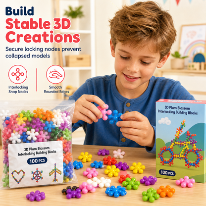 Blocos de Montar 3D para Crianças | 100–600 Peças | 50% OFF