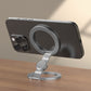Suporte Magnético 360° para Celular – Dobrável, Rotativo e com Apoio para Mãos Livres