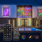 Cortina de Luzes LED Inteligente com App e Efeitos Personalizados