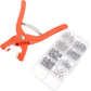 Kit Aplicador de Botões de Pressão sem Costura – Alicate + Botões + Estojo Organizador