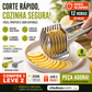 🍋 50% DE DESCONTO! 🔪 Fatiador manual em liga de alumínio – Grau alimentício, corte rápido e fácil de segurar – Ideal para limões, tomates, cebolas e frutas macias 🥗