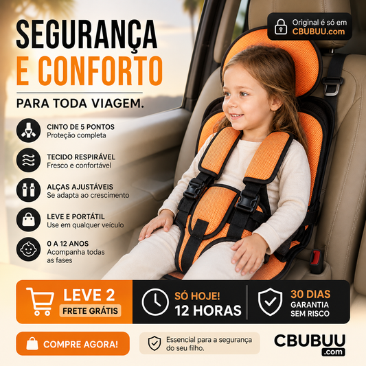 🚗Cadeira infantil para carro. Cinto de segurança portátil simples para automóvel.