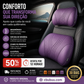 🛡️🚗 Suporte para cabeça & lombar – ergonômico, respirável & ajustável – adeus às dores! 💪