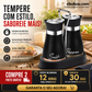 🎉 Promoção de 2026 — Mais de 16.000 unidades vendidas! 🐧 Conjunto Saleiro e Pimenteiro Pinguim – Aço Inoxidável 304, Tampa Doseadora de Precisão – Adorável e Funcional! ✨