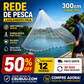 🎣 50% DESCONTO AGORA! ✨ Rede de pesca Easy-Throw – Malha resistente, afundamento rápido e pega ergonómica – Essencial para a pesca 🌊