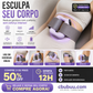 💪🌿 Anel massageador portátil com 5 velocidades – Alça ajustável, alívio profundo dos tecidos, alívio da dor muscular para uso em casa, na academia e em viagens 🌟👑